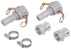 1" Aluminium Cam Lever Kit - Robust & Rapid Connection for General Fluid Transfer