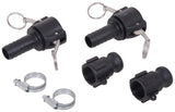 1" Polypropylene Cam Lever Kit - Lightweight & Chemical Resistant for Versatile Fluid Transfer