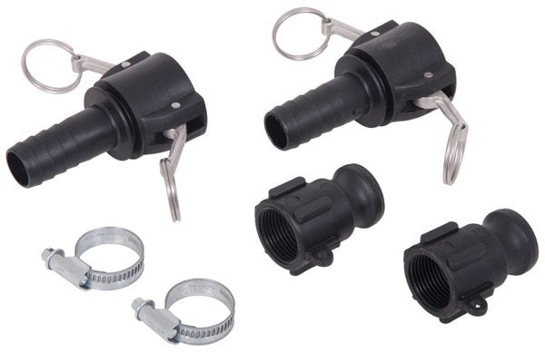 1" Polypropylene Cam Lever Kit - Lightweight & Chemical Resistant for Versatile Fluid Transfer