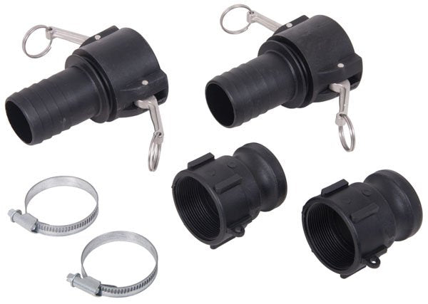 2" Polypropylene Cam Lever Kit - Lightweight & Chemical Resistant for Versatile Fluid Transfer