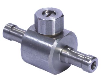 Stainless Steel Chemical Restrictor with 2x 1/4″ Tails