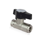 Nickel-Plated Brass Ball Valve – 1/2" BSP Female x Female, 210 Bar
