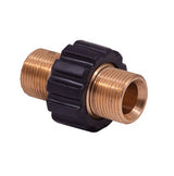 Insulated Hose Coupling – M22 Male x M22 Male, with Grip for Karcher-Type Hoses