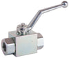 2-Way Ball Valve – 3/4" BSP, 500 Bar, Carbon Steel Body