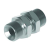 Plated Steel Bulkhead Fitting with Lock Nut - Secure High-Pressure Connections