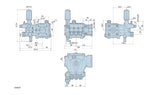 RCV3G27 Annovi Reverberi Pump – 3/4" Hollow Shaft, 12 Lpm @ 220 Bar – Built-in Unloader