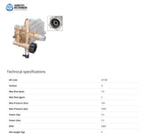 Annovi Reverberi RMV 2 G23 D Hollow Shaft Pump – 7.6 L/min @ 160 Bar – 3/4″ Shaft with Built-in Unloader