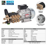 Interpump 44 Series MPU with Valve & Filter - Complete 150 Bar, 8 l/min Solution