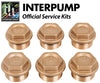 Interpump Service / Repair Kit 84 - 6x Valve Caps with O Rings