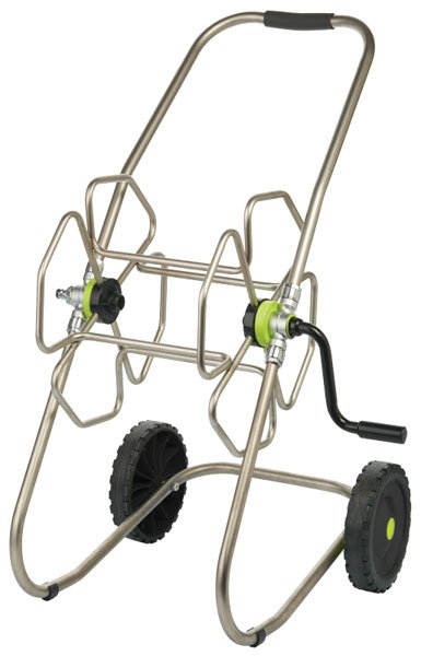 Trolley Mount Manual Hose Reel - Stainless Steel (AISI304) for Large Capacity & Mobility