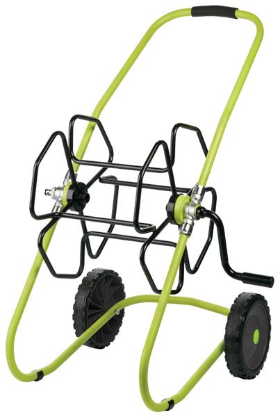 Hose Reel on Wheels (50m Capacity) - Powder Coated Steel for Mobile Hose Management