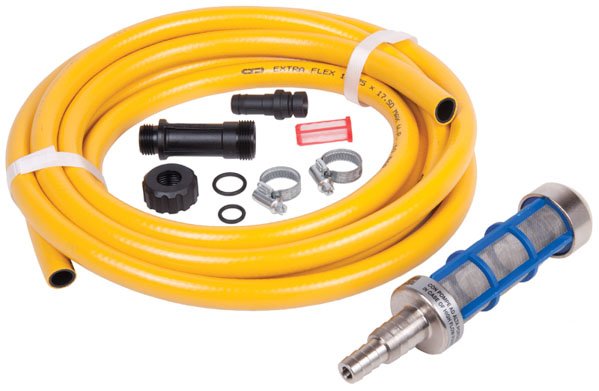 Suction Hose Kit – 3m ½" Extra Flex PVC with Filter & Inlet Kit for Tank-Fed Pressure Washers