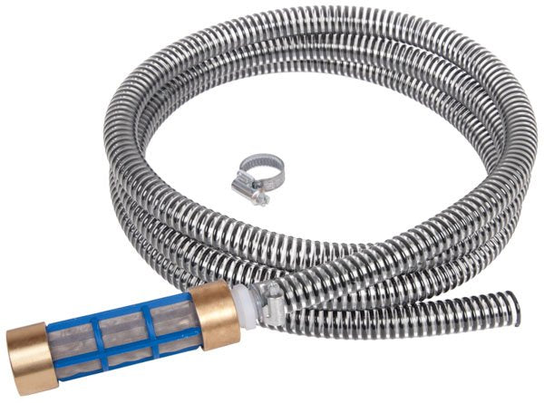 Heavy Duty Suction Filter & Hose Kit – 3m PVC with Weighted Filter – Multiple Sizes