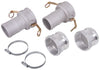 3" Aluminium Cam Lever Kit - Heavy-Duty & Rapid Connection for Medium to Large Flow