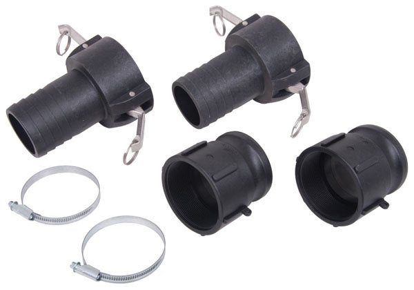 3" Polypropylene Cam Lever Kit - Lightweight & Chemical Resistant for Medium to Large Flow