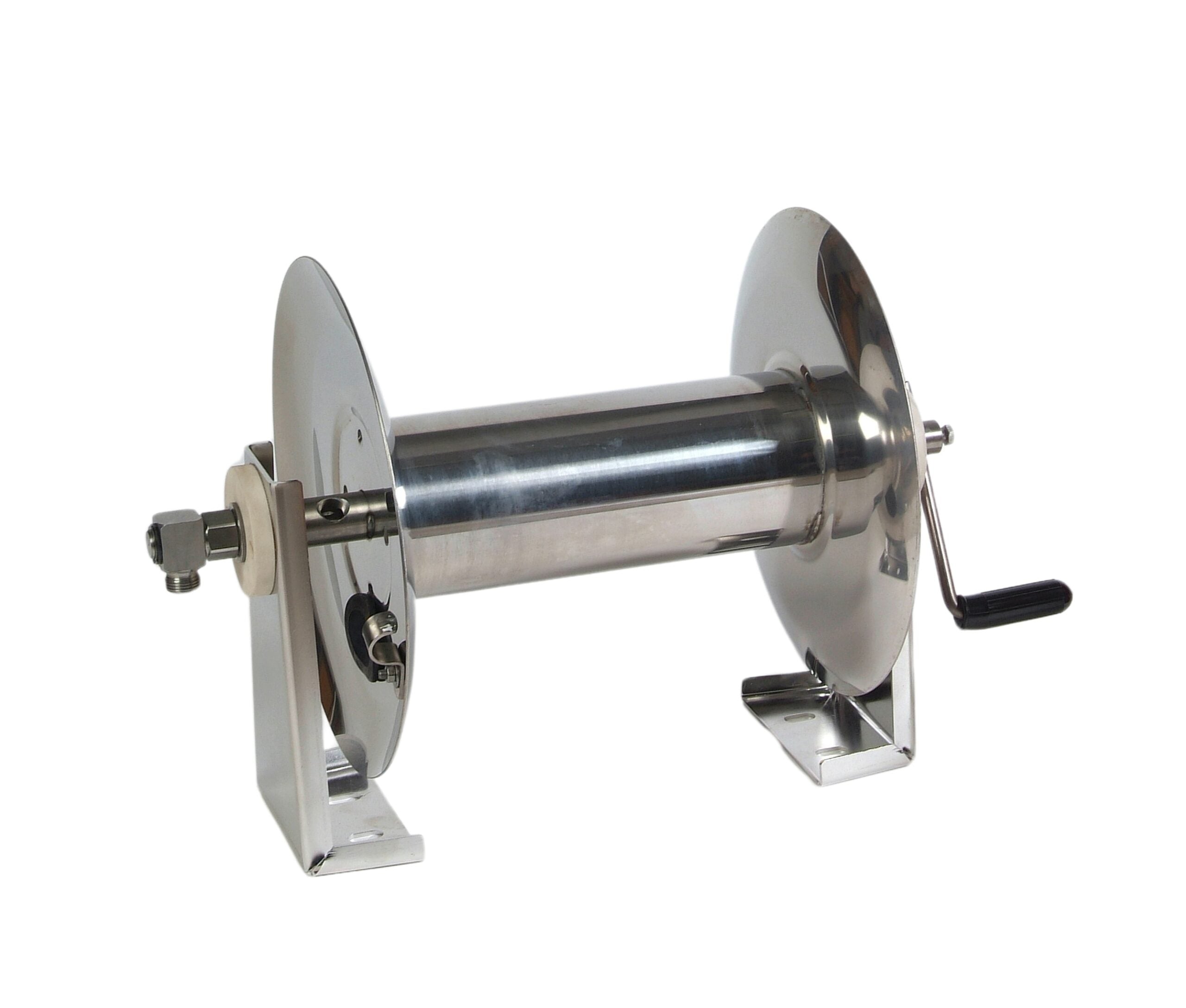 High Pressure Manual Hose Reels, Stainless Steel - 20m, 40m & 70m Capacities