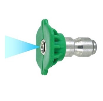 25° Green Colour Coded 11.6mm Quick Release Wash Nozzle – Medium Spray