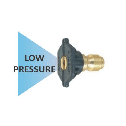 Low Pressure (Black) Colour Coded 11.6mm Quick Release Wash Nozzle – Detergent / Soap Spray