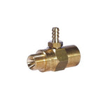 Non-Adjustable Brass Chemical Injector – 3/8″ F x 3/8″ M, PA, Up to 280 Bar
