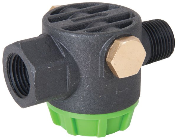 Interpump Aluminium Inlet Filter - 1/2" with Bypass Ports for Pump Protection