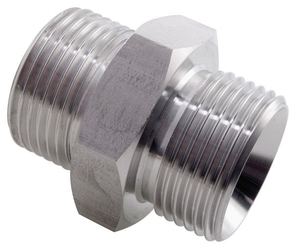 Stainless Steel Male x Male Nipples – High Pressure BSP Threaded Couplings – Up to 500 Bar