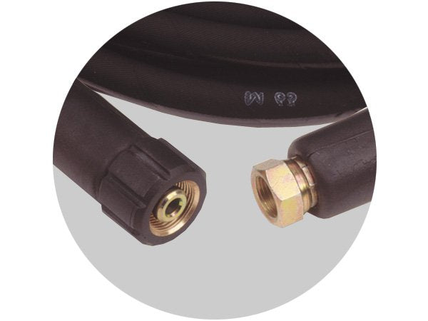 3/8" Hose Reel Hose Assembly – 15–60m, 250 Bar, 1-Wire Rubber, M22F x 3/8"BSPF