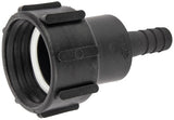 IBC Threaded Adaptor - S60x6 to 3/4" Hose Barb