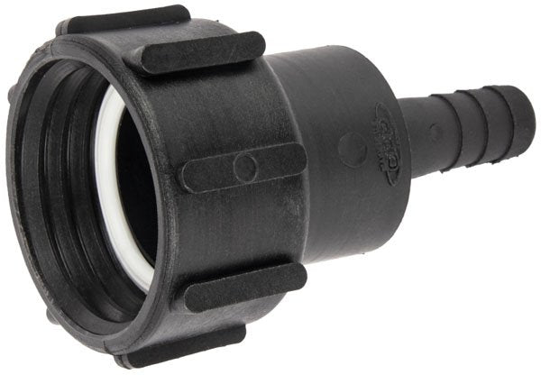IBC Threaded Adaptor - S60x6 to 3/4" Hose Barb