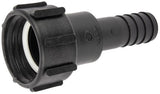 IBC Threaded Adaptor - S60x6 to 1"1/4 Hose Barb