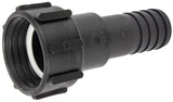 IBC Threaded Adaptor - S60x6 to 1"1/2 Hose Barb