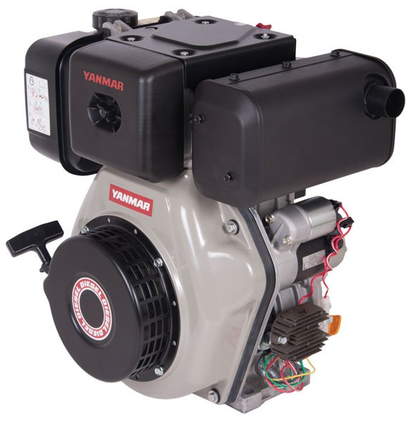 Yanmar L100V Diesel Engine - 8.7HP, Recoil & Electric Start