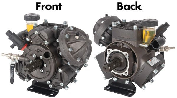Comet APS71 3-Diaphragm Pump - Thru Shaft, 40 Bar, 71.3 l/min