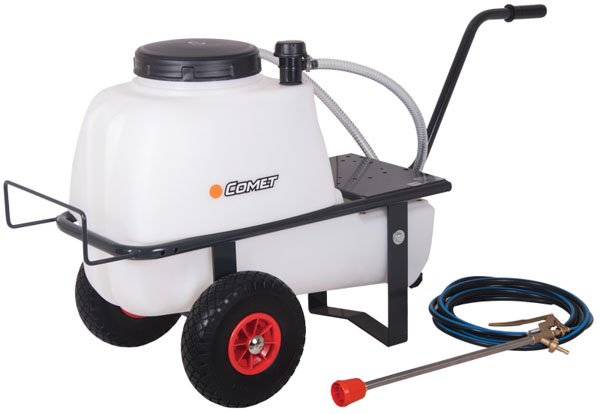 50 Litre Wheelbarrow Tank – Mobile Sprayer with Hose, Lance & Filter – Part No: 7007007800