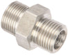Plated Steel Coupling – Male x Male Thread – High/Low Pressure Fitting (Various Sizes)