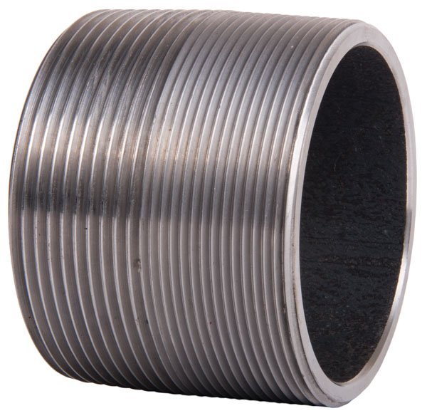 Metal Adaptor Nipple - 3" BSP Male to 3" NPT Male for Universal Connection