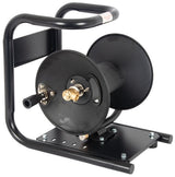 Frame-Mounted Manual Hose Reel – [15m/25m/30m/50m/60m], 3/8″ Hose Compatible, 275 Bar – Steel Carry Frame with Brass Swivel