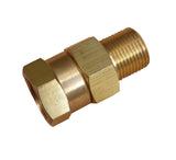 Compact Brass Swivel – 3/8″ Female x 3/8″ Male, 250 Bar, 30 L/min