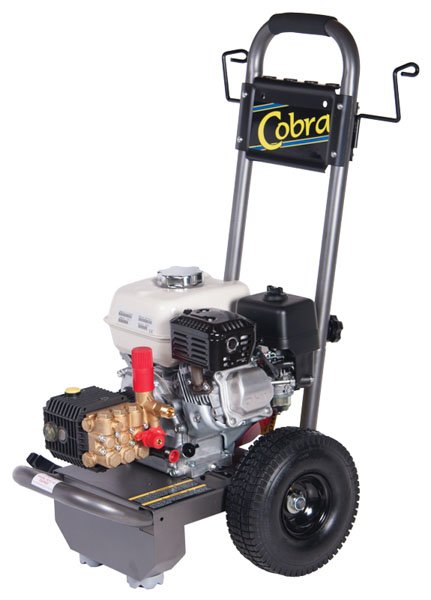 Cobra 12150 Petrol Pressure Washer - Versatile Power on Wheels for Commercial Use