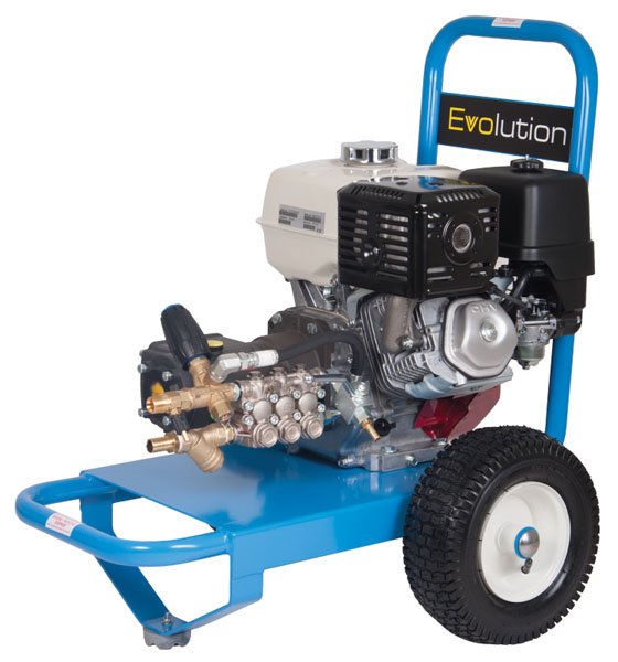 Evolution 1 20200 Petrol Pressure Washer - Max Flow, High Pressure for Industrial Cleaning