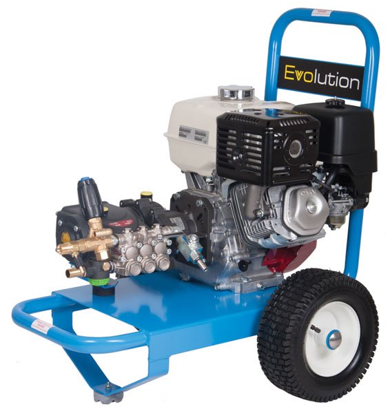 Evolution 2 21200 Petrol Pressure Washer - Max Flow, High Pressure & Gearbox Drive for Peak Performance