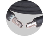 3/8" High Pressure Hose – QR Series, 10m–50m, 350 Bar, 2-Wire Rubber, ARS350 Quick Release