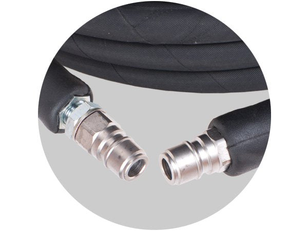 3/8" High Pressure Hose – QR Series, 10m–50m, 350 Bar, 2-Wire Rubber, ARS350 Quick Release