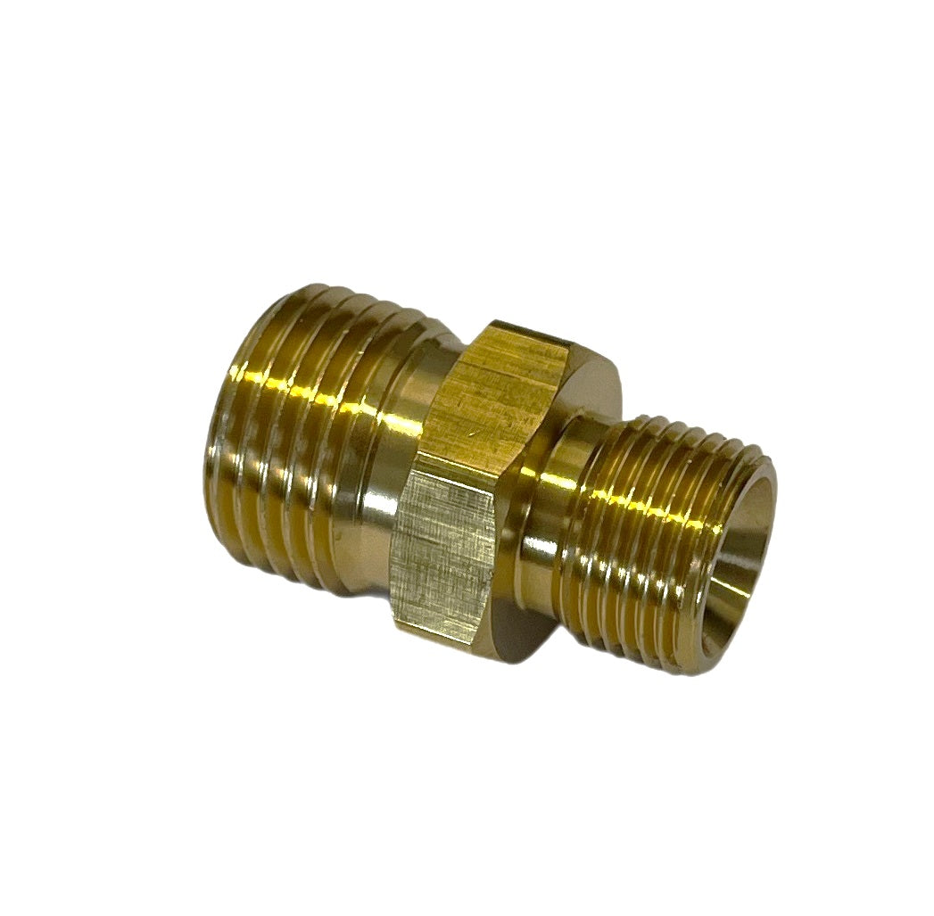 Brass Male x Male Nipples – High/Low Pressure, BSP Threads, 250 Bar 1/4″M x 1/4″M