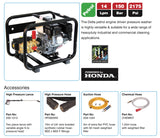 Delta 14150 Petrol Pressure Washer - High-Flow Portable Industrial Power