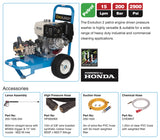 Evolution 2 15200 Petrol Pressure Washer - Ultra-High Pressure & Gearbox Drive for Industrial Demands