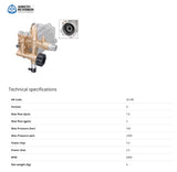 Annovi Reverberi RMV 2 G23 D Hollow Shaft Pump – 7.6 L/min @ 160 Bar – 3/4″ Shaft with Built-in Unloader