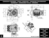 Interpump TT1508CVB Hollow Shaft Pump with Unloader & Injector – 8 L/min @ 150 Bar – Part No: TT1508CVB