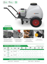 Comet CBM1500HP Battery Powered WBU Sprayer – 5.7 l/min @ 10 Bar – Part No: WBU610E