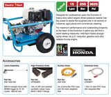 Evolution 3 21200 Petrol Pressure Washer - Max Flow, Professional Power & Gearbox Driven for Peak Demands