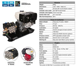 Honda/Interpump Petrol Engine Pump Unit – High-Pressure Power for Focused Cleaning